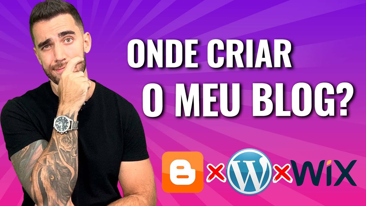 Onde criar um BLOG? Qual é a MELHOR plataforma? Blogger? Wordpress? Wix? Uma é a melhor!!