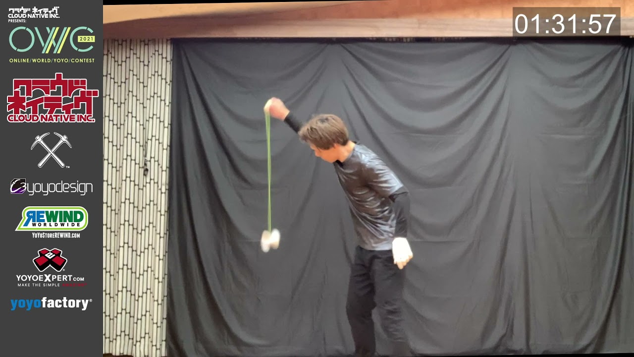 [OWYYC2021] 4A Final - Tsubasa Onishi - ONLINE WORLD YOYO CONTEST 2021 Presented by Cloud Native
