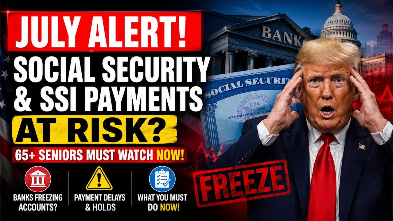 💳 JULY Social Security ALERT: Banks FREEZING SSI Checks? 65+ Seniors Must Watch NOW!