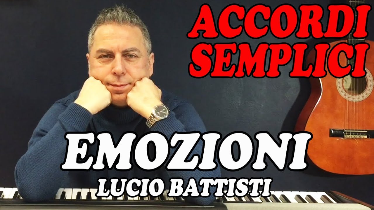 Emozioni (Lucio Battisti) - Tutorial Pianoforte - Accordi Semplificati