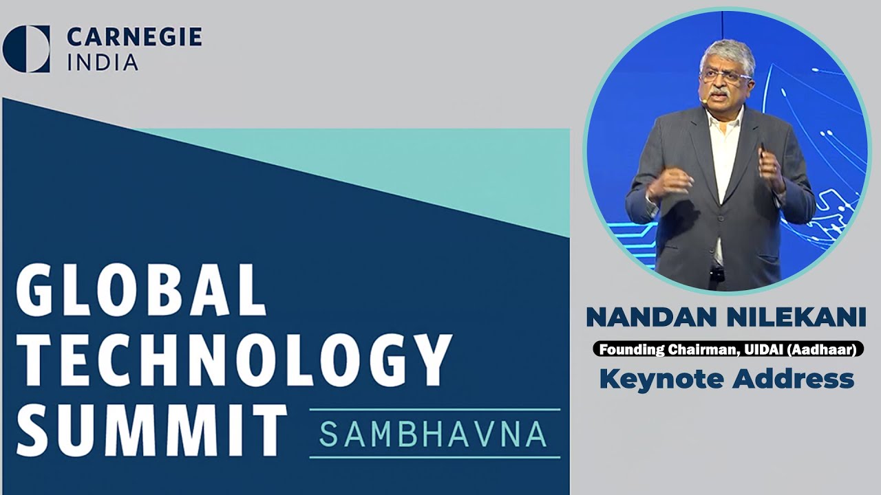 LIVE: Founding Chairman of UIDAI Nandan Nilekani&rsquo;s remarks at Carnegie Global Technology Summit