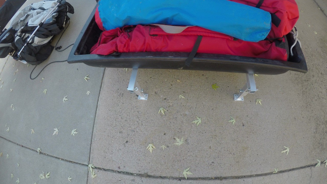 Tote Goat Part One Ice fishing Smitty Sled