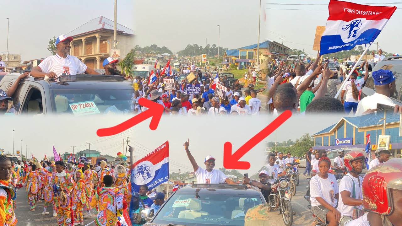 🔥Wow! Hon. Ken Agyapong Receives Hero Welcome Home @Assin Central As He Climax His Campaign ❤️👏😳