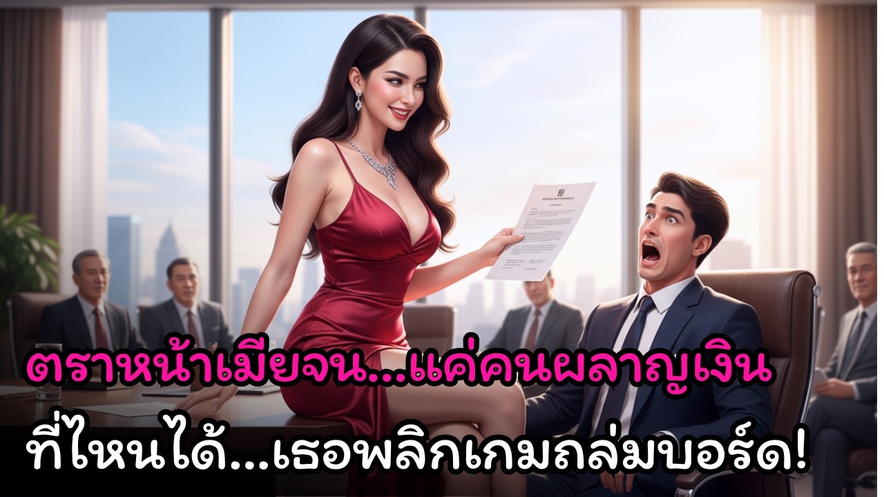 CEO เหยียดเมียจนผลาญเงิน เจอเธอโชว์ฉลาดพลิกเกมกู้บริษัทกลางที่ประชุม