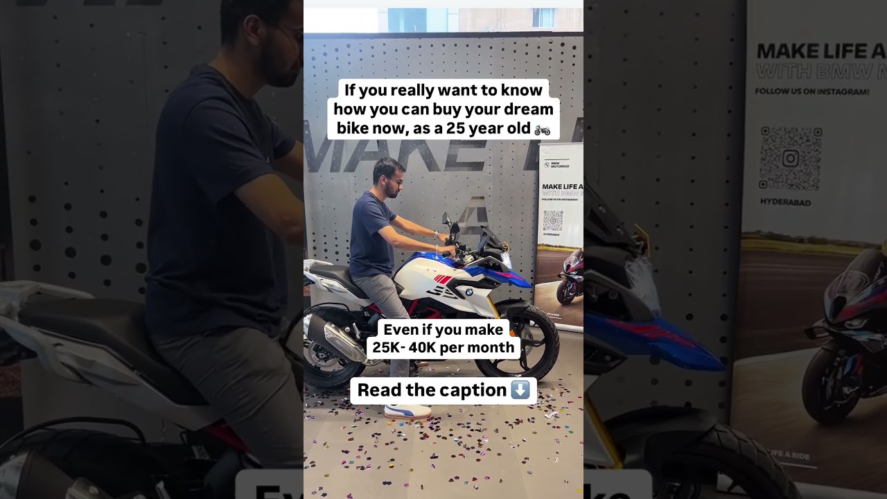 You Won't Believe the Smart Way to Buy a Bike as a 25 Year Old! | BMW G 310 GS 🏍️