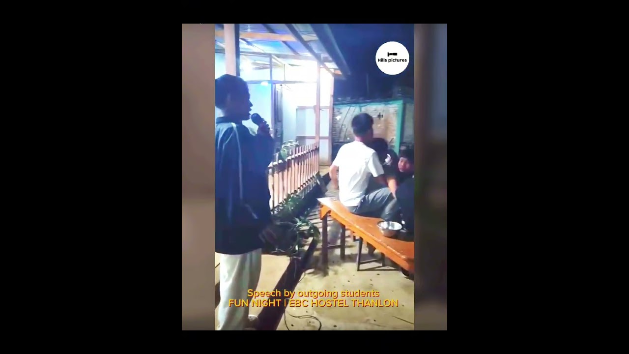 Speech by outgoing students | EBC hostel Thanlon 