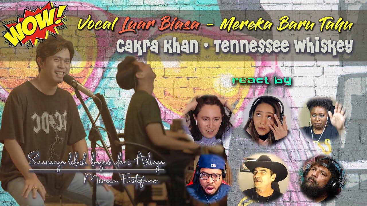 Cakra Khan - Tennessee Whiskey - (Cover) Reaction Terheboh 🇮🇩