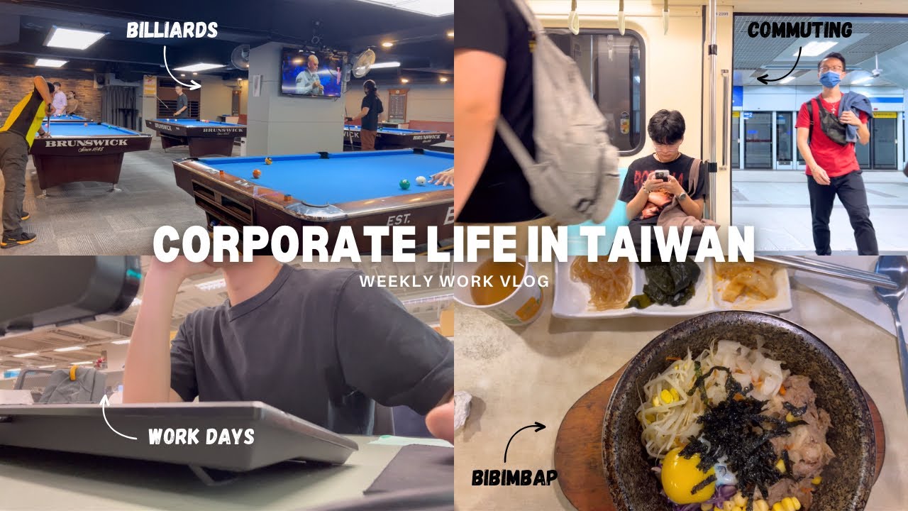work vlog in taipei 🇹🇼 | realistic 8 to 5 work vlog, working overtime, chill weekend