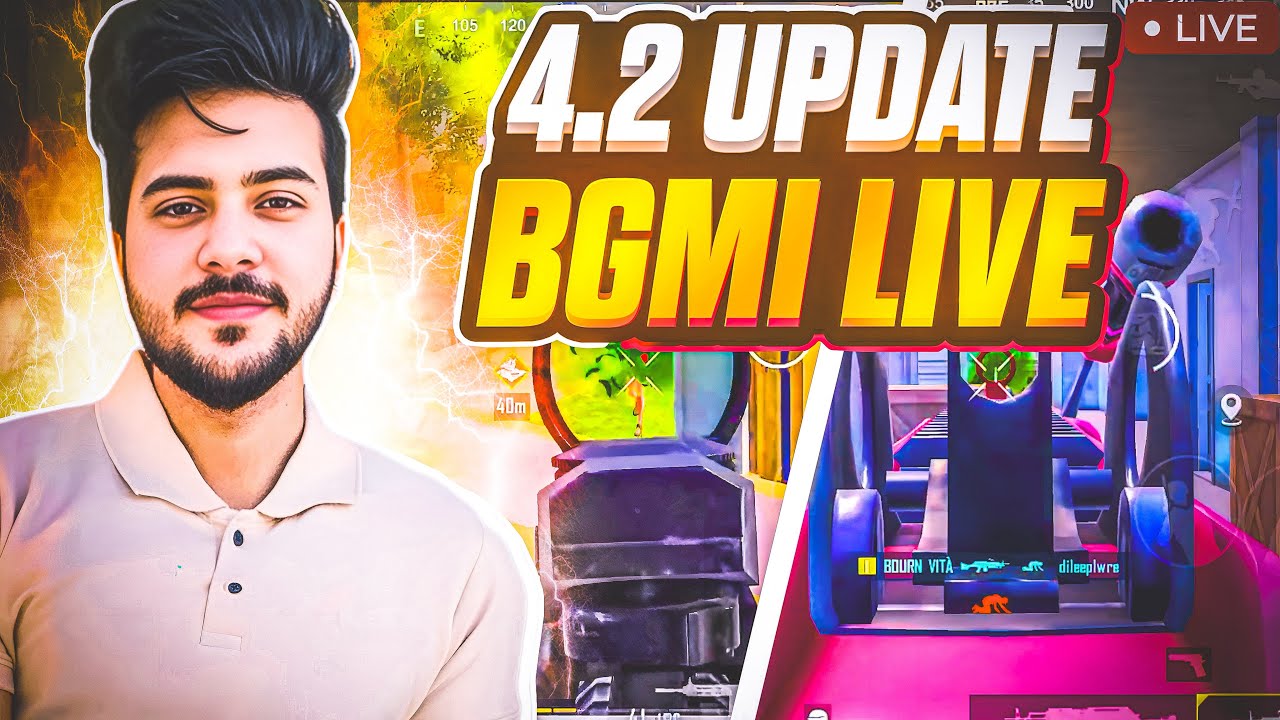 🔴 LIVE BGMI GAMEPLAY | CLUTCHES • RUSH • FUN 🔥UPDATE 4.2  