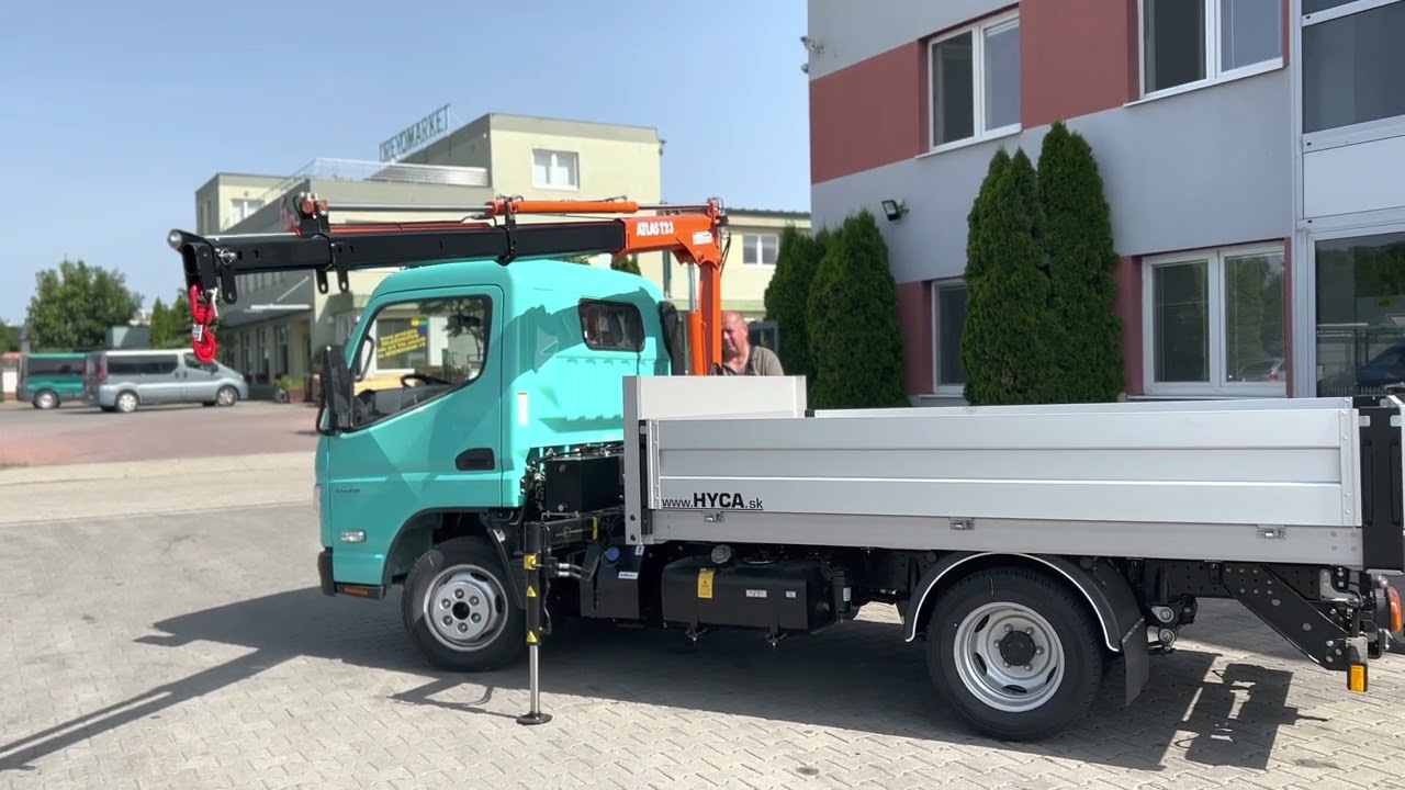 Mitsubishi Fuso Atlas Crane T23 with Flatbed
