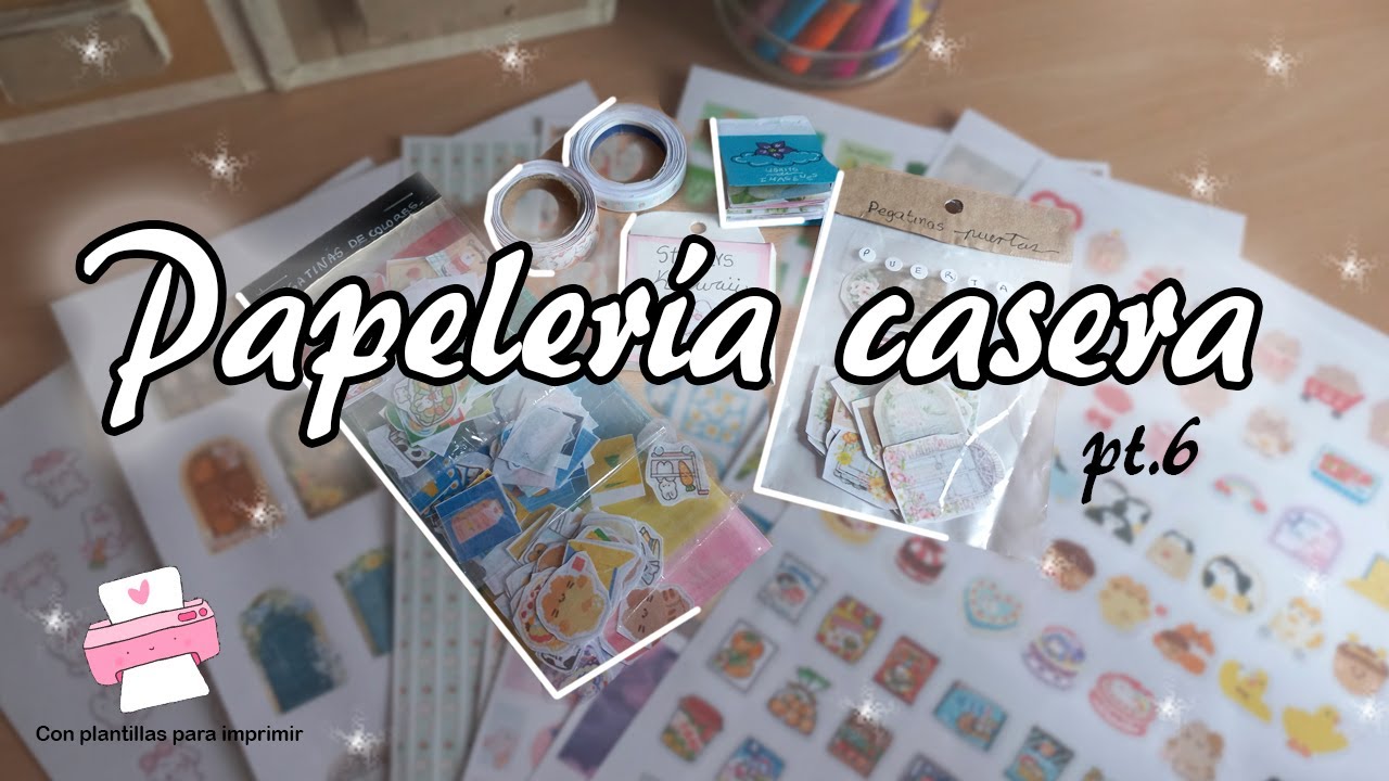 Papelería Casera con plantillas para imprimir (Parte 6)