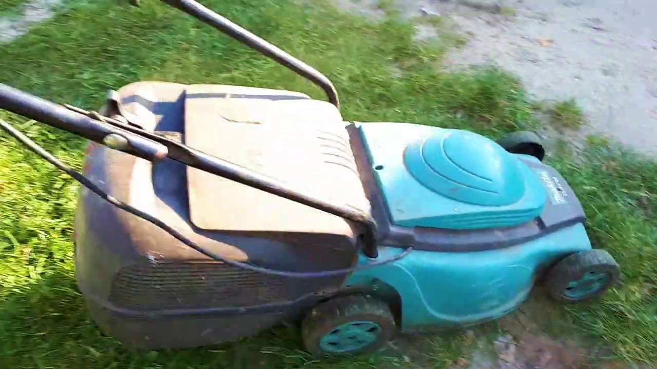 Koszenie Trawy Kosiarką Elektryczną Jak Profesjonalnie Kosić Trawę na Działce Film Instruktażowy PL