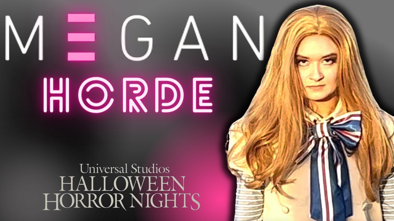 M3GAN Horde Debut | MEGAN Flash Mob | Halloween Horror Nights