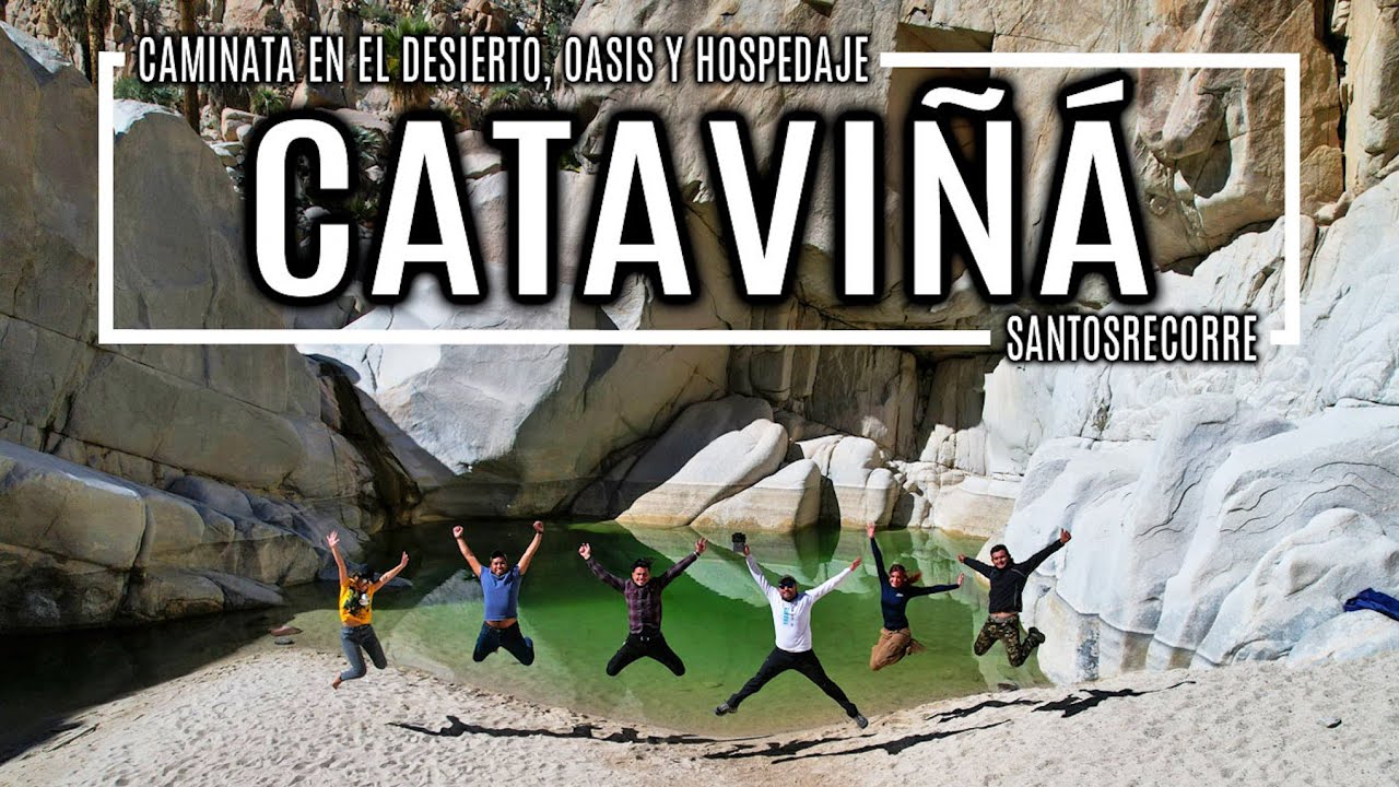 🏝 OASIS de CATAVIÑÁ, BAJA CALIFORNIA - Desierto y PINTURAS RUPESTRES - Baja Road trip #SantosRecorre