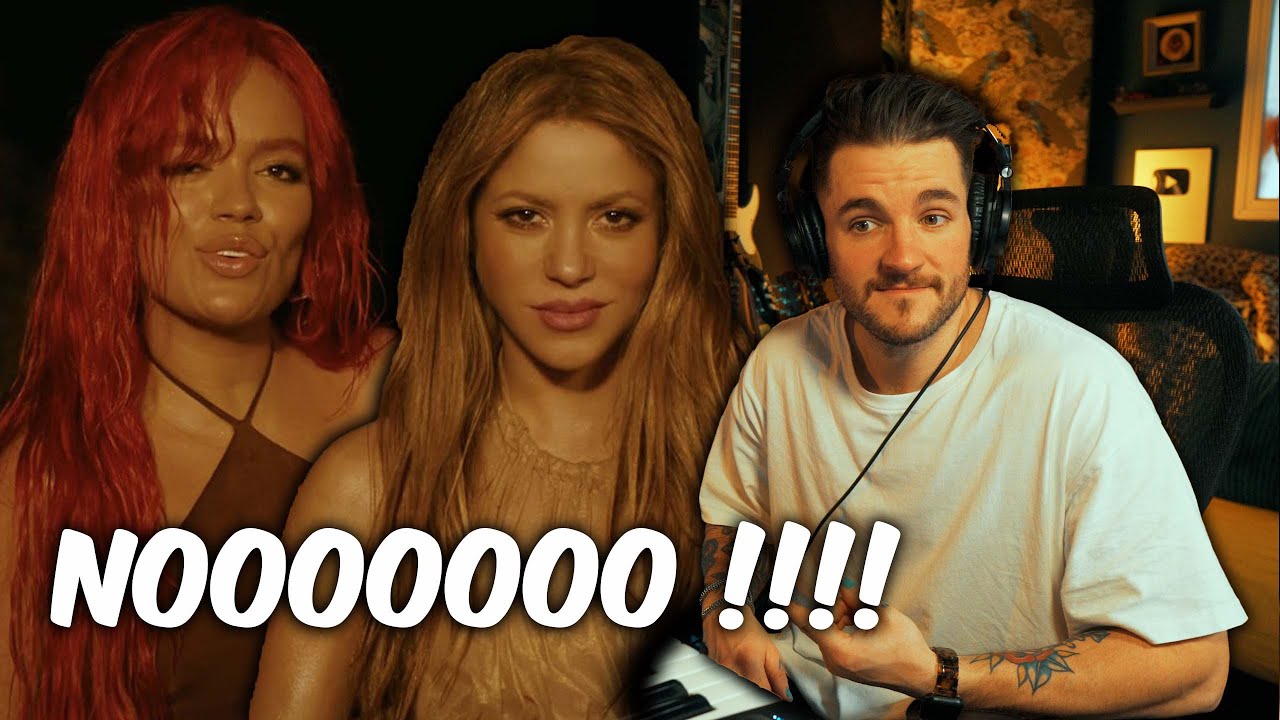 AMERICANO reacciona a KAROL G, Shakira - TQG