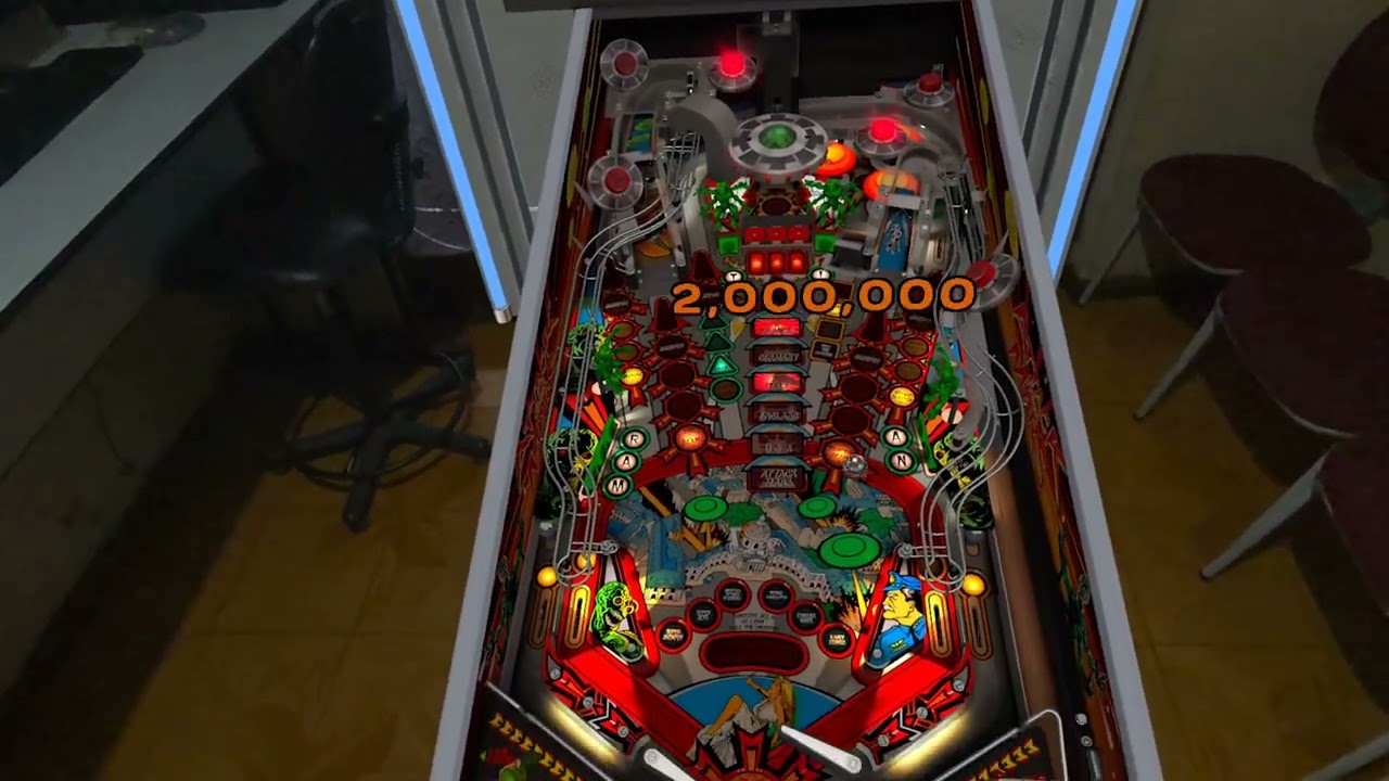 PINBALL FX VR: ATTACK FROM MARS em REALIDADE MISTA no META QUEST 3 (4K ULTRA NITIDEZ)