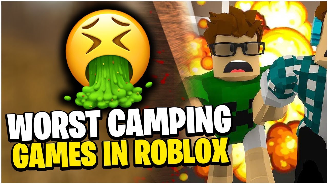 Top 10 WORST CAMPING games in Roblox! 🏕️🤮