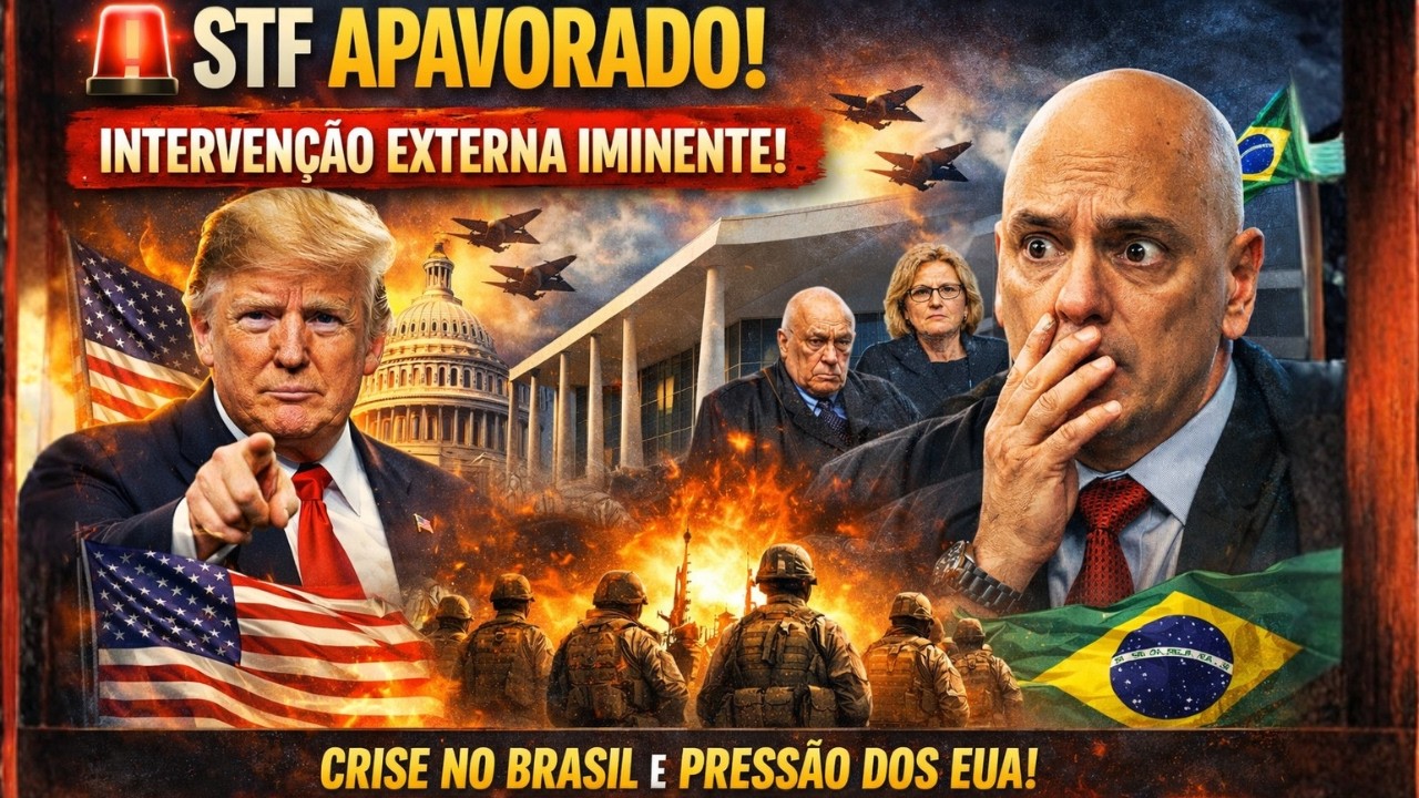 🚨 STF APAVORADO com intervenção externa iminente