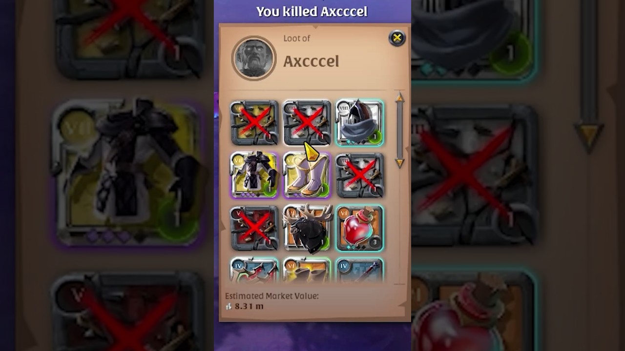 🐶 12.4b PvP Fame Ganker Gets Schooled 1v1 🐶 #albiononline #goldstein #albion
