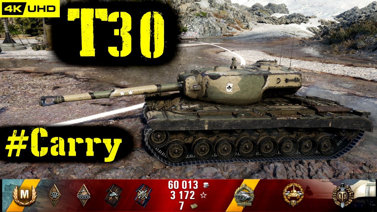World of Tanks T30 Replay - 8 Kills 7.4K DMG(Patch 1.7.0)