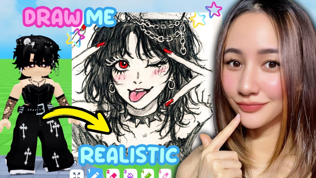 Рисую всех в реалистичном стиле в ROBLOX DRAW ME