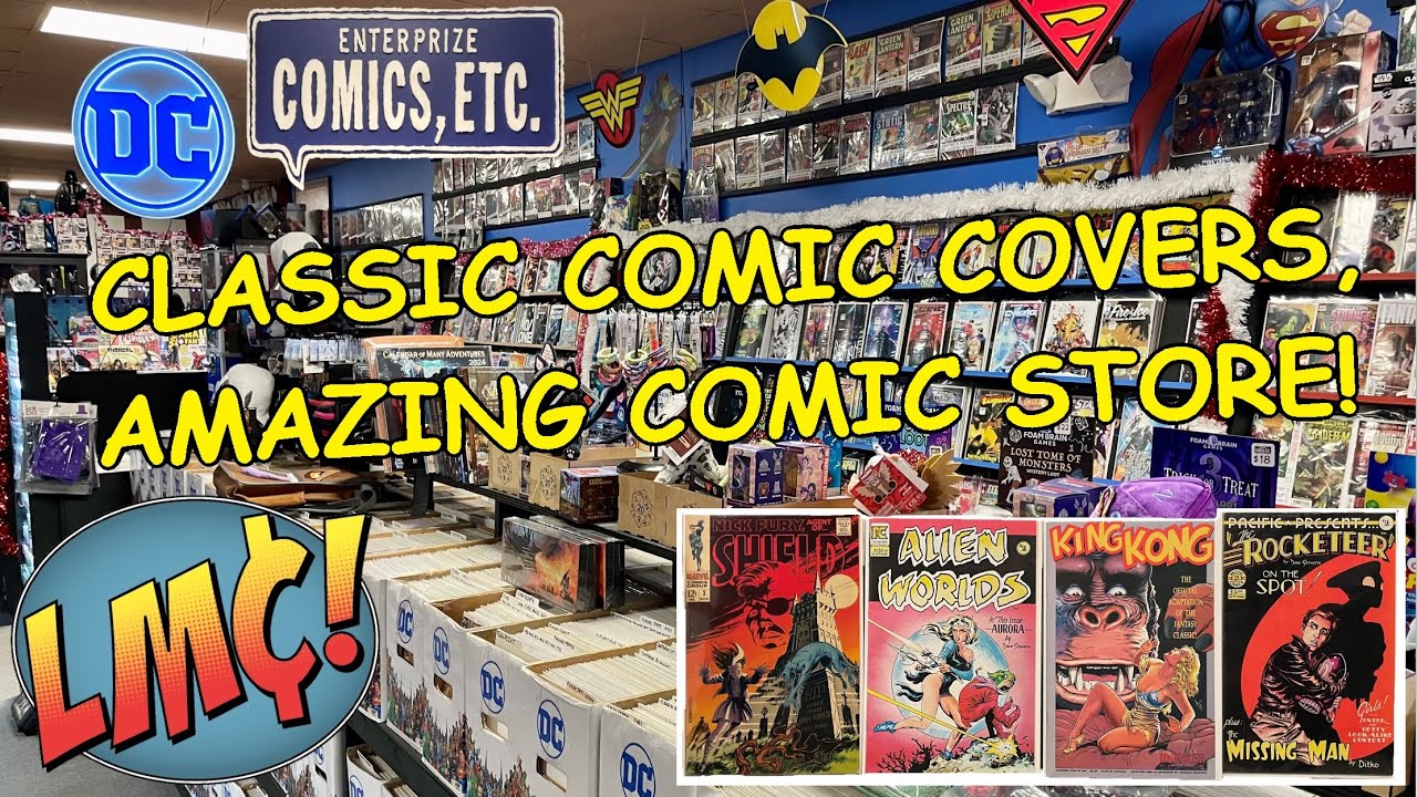 On the Hunt for Iconic Covers at an Amazing Comic Book Store!