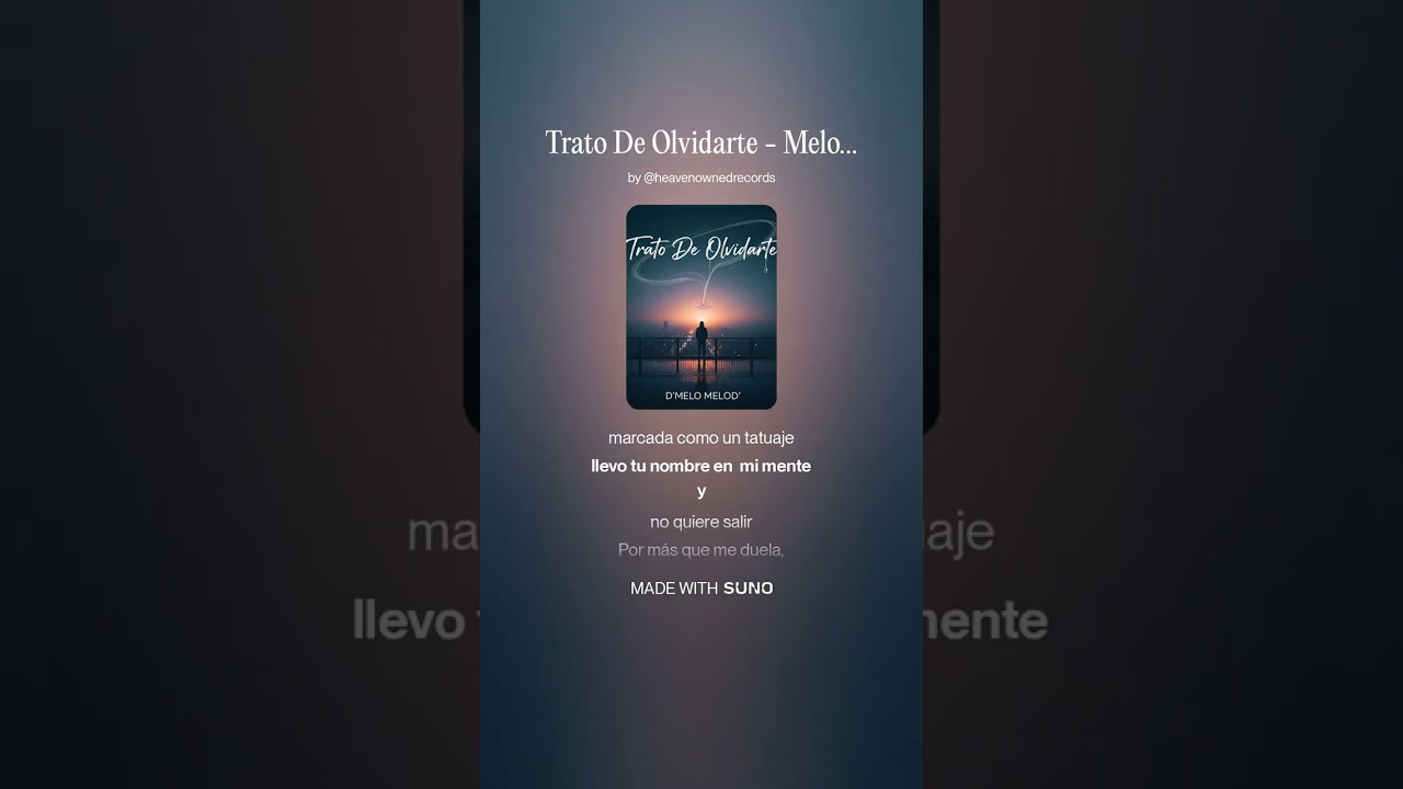 Melo-D - Trato De Olvidarte 