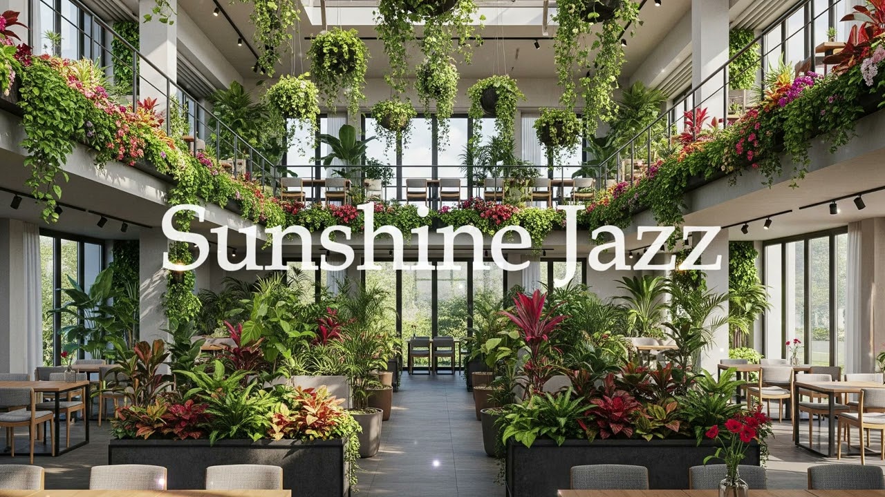 Afternoon Light 🌿 Soft & Breezy Summer Cafe Jazz | Sunshine Jazz