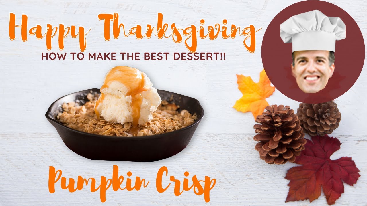 How to make the BEST THANKSGIVING DESSERT Pumpkin Crisp Recipe | Simon Simaan Group