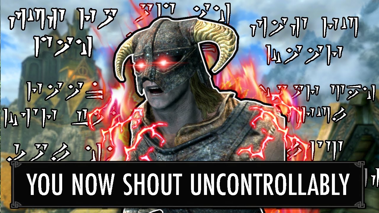 Skyrim, но я не могу перестать кричать