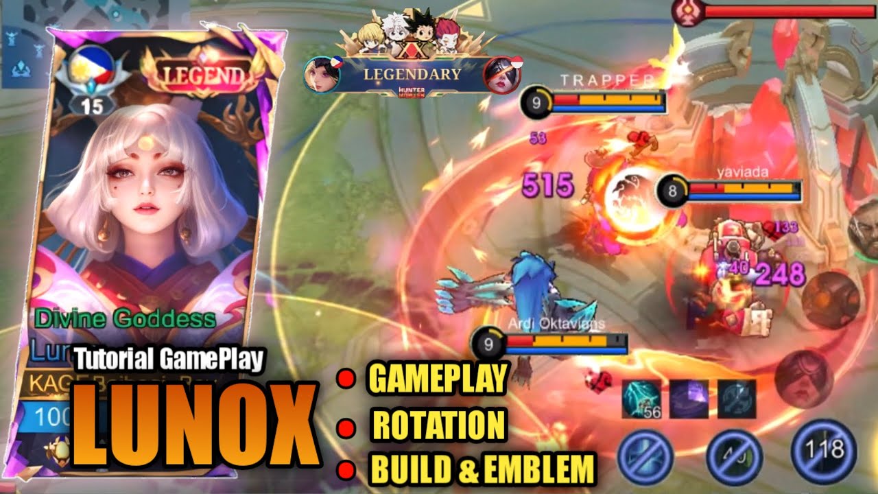 TUTORIAL LUNOX 2025 Top 1 Global!! Watch this if you want to be good at playing Lunox 🔥