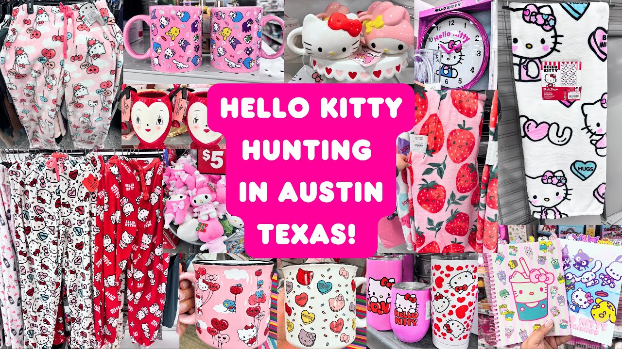 😱HUNTING FOR VIRAL HELLO KITTY VALENTINES ITEMS! Found htf HK blanket!😱 #hellokitty #pink #sanrio