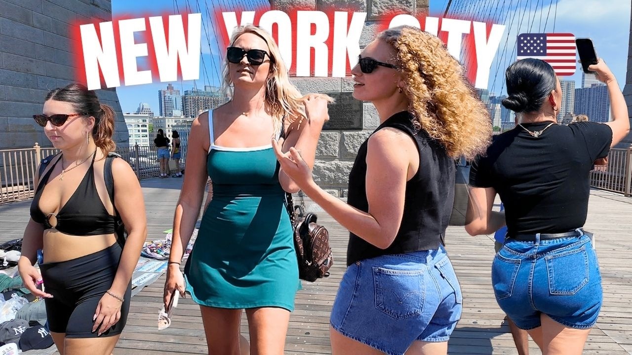 🇺🇸 NEW YORK CITY - BROOKLYN BRIDGE 4K [FULL TOUR]