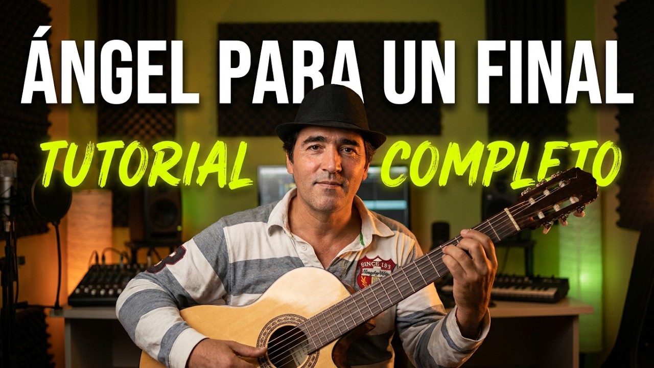 Cómo tocar ÁNGEL PARA UN FINAL (Silvio Rodríguez) | Tutorial COMPLETO 🎸