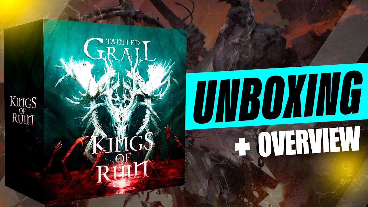 TAINTED GRAIL: MONARCAS DA RUÍNA | Unboxing e Overview COMPLETO