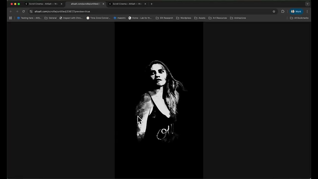 How to Configure a Splash Sequence in Scroll Cinema