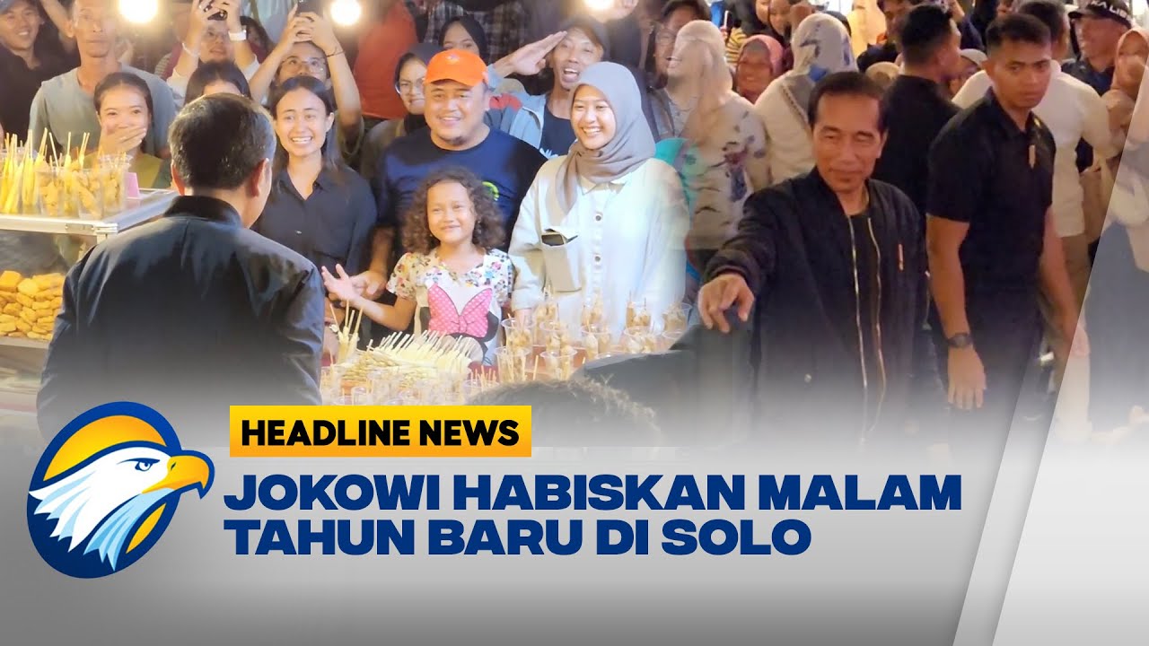 Hadiri Car Free Night Di Surakarta, Jokowi Habiskan Malam Tahun Baru Di Solo