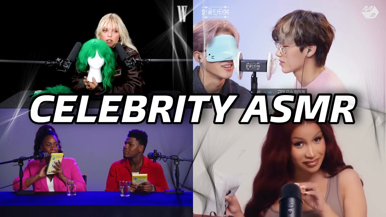My Favorite Celebrity ASMR Moments Compilation!