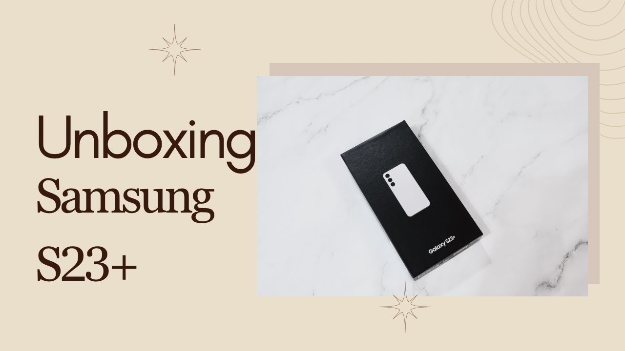 Samsung S23+ asmr unboxing and phone cases