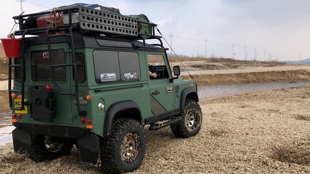 RC4WD Galande 2 │ Land Rover Defender 90 #2 - Journey through the Riverside