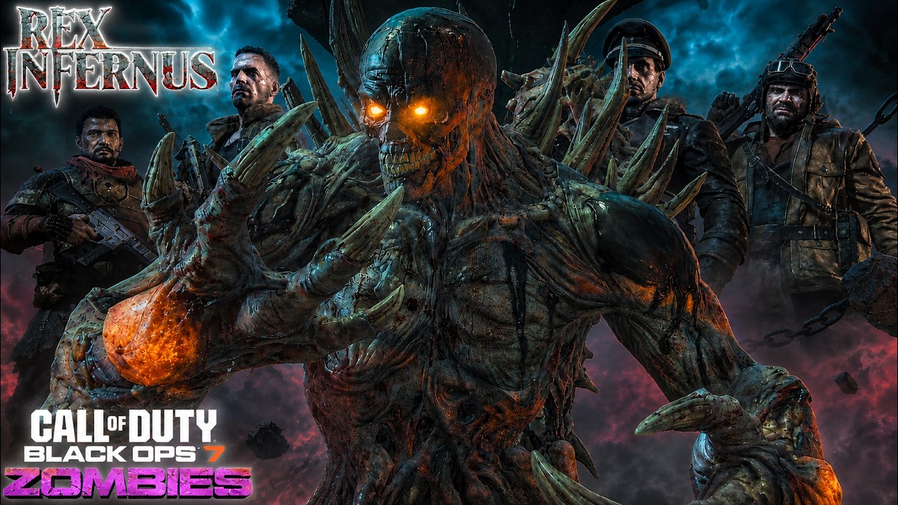 ПОЛНЫЙ ПРАВИЛЬНЫЙ ГАЙД ПО ПАСХАЛКЕ REX INFERNUS В ОДИНОЧКУ! | Black Ops 7 Zombies
