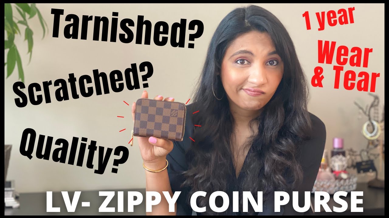 LOUIS VUITTON - Zippy Coin Purse - 1 year wear & tear UPDATE | ChannelDJ