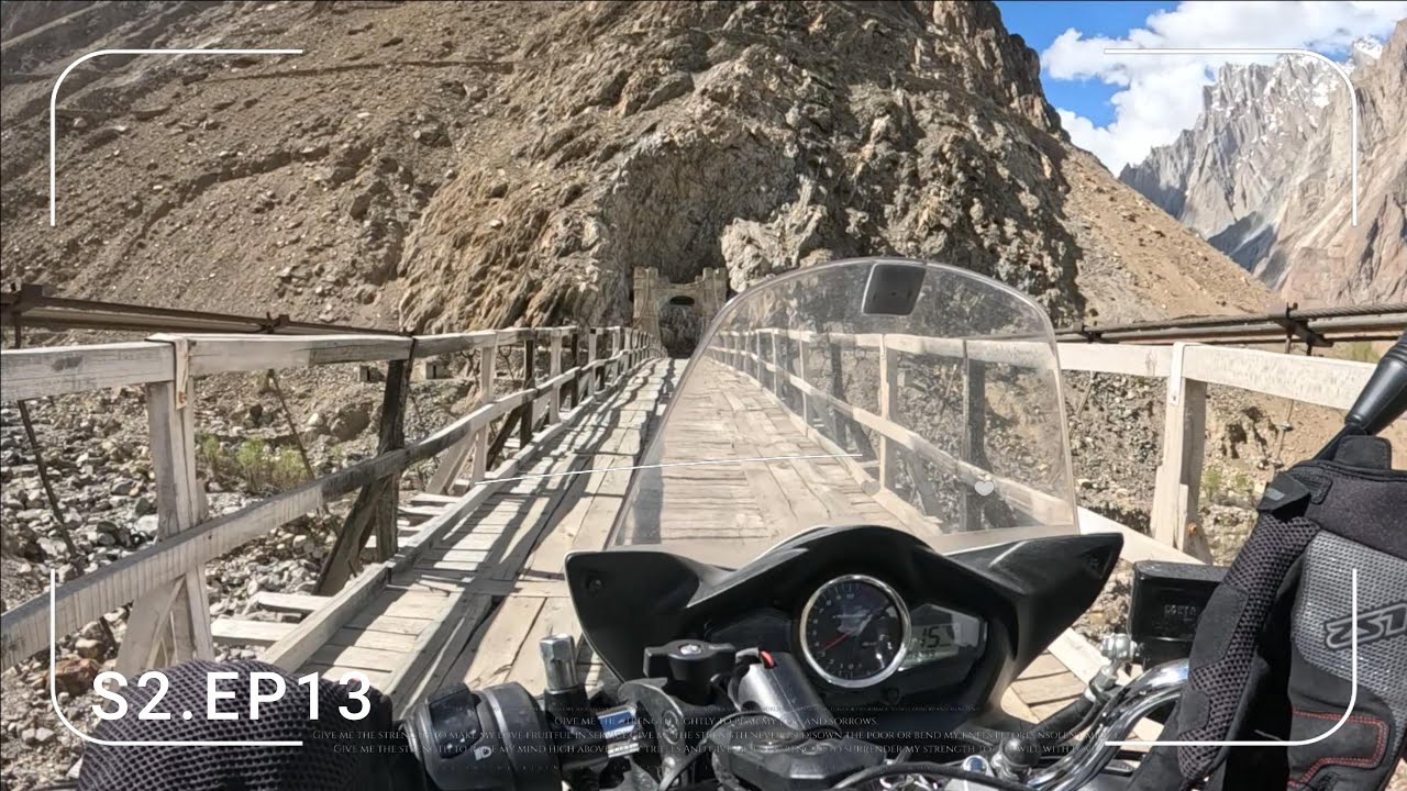 Bike tour. Hushay village. Mashabrum view point Gilgit Baltistan Skardu S2.EP.12