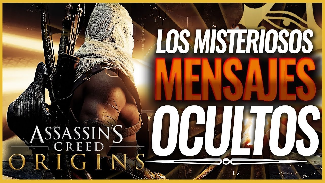 Assassin's Creed Origins | Los MENSAJES OCULTOS y MISTERIOS Sin resolver del juego