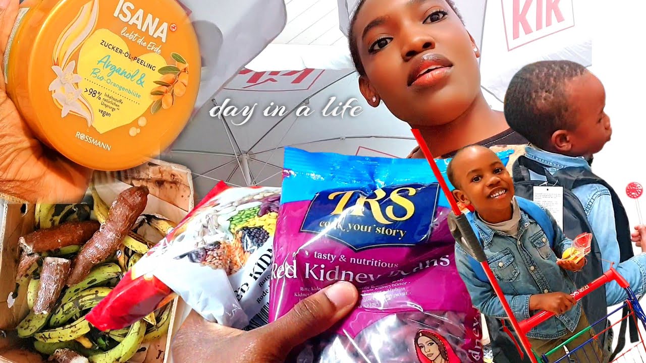 Vlog:Une journée de courses avec nous|Afroshop|Kik|Rossmann|La vie en Allemagne🇩🇪