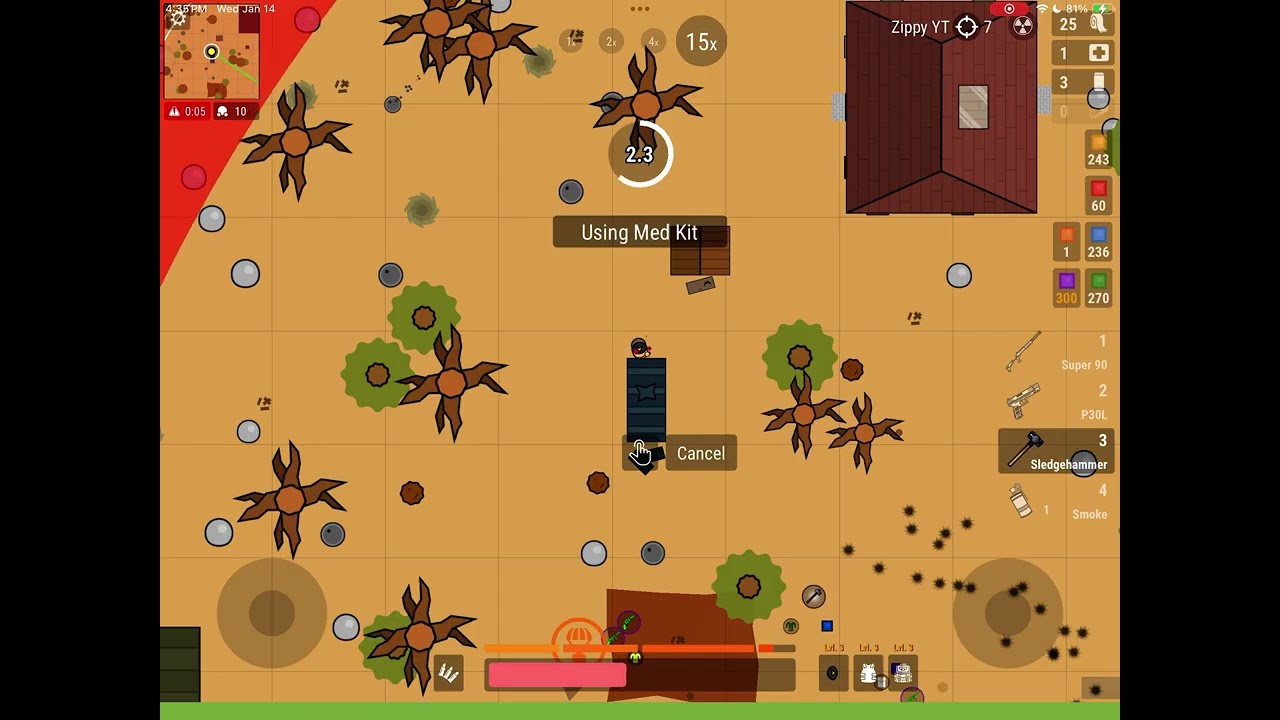 15x scope off spawn in survev.io desert