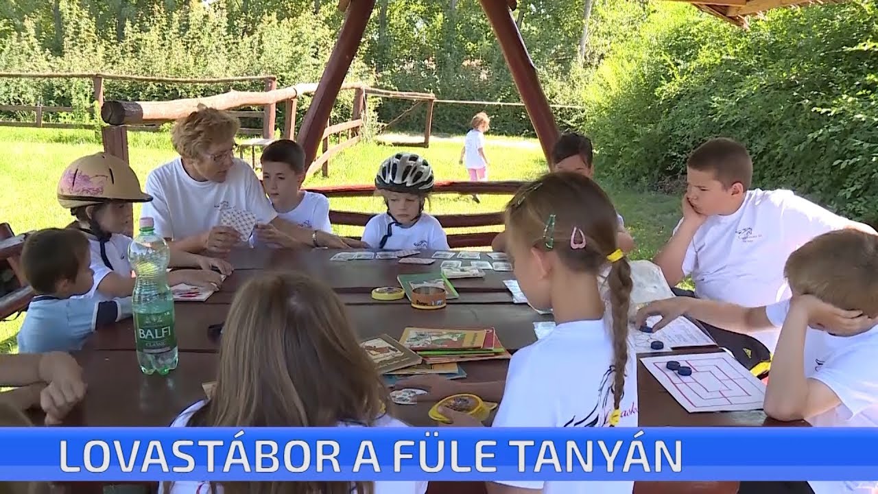 Lovastábor a Füle tanyán