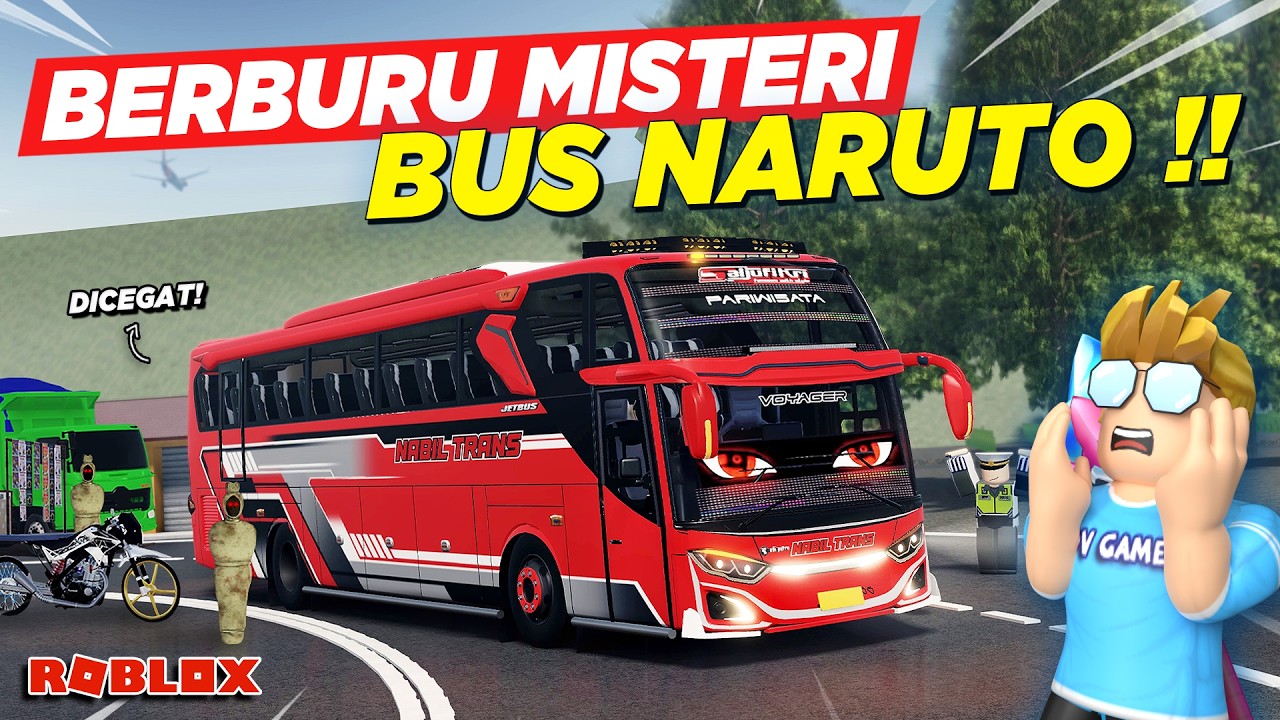 BERBURU MISTERI BUS TELOLET MODIF MATA NARUTO DI HUTAN ANGKER ANOMALI !! ROLEPLAY BUS - Roblox