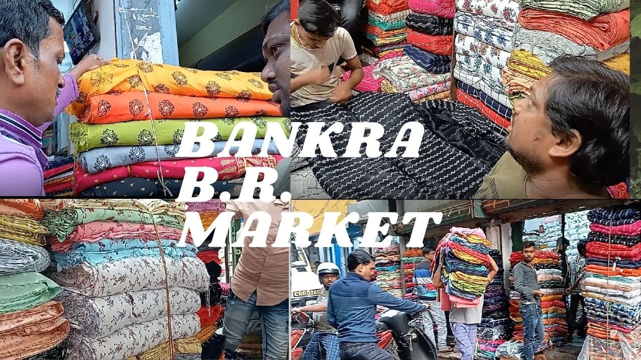 Bankra BR MARKET Largest wholesale fabric special video