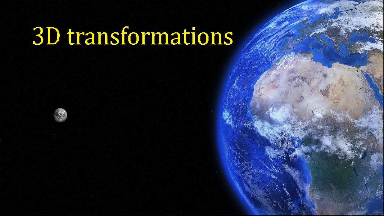 CG Lecture :3D transformations